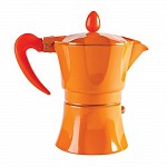 Excelsa Caffettiera 3 tazze in alluminio Linea AROMA vari colori Excelsa