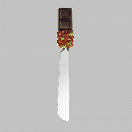 Coltello spalma crema inox e resina dipinta Excelsa