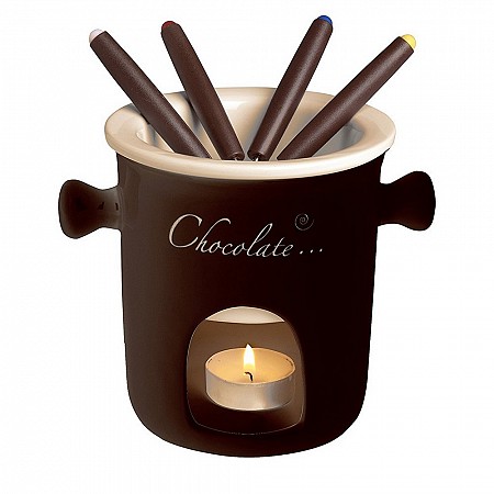 Set fonduta cioccolato 7 pezzi excelsa Excelsa