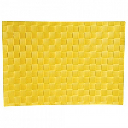 Poker Tovaglietta Rettangolare, 42.5 x 30.0 cm, GIALLO Excelsa