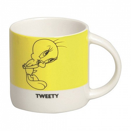 Tazzina colazione Titti porcellana ML.100 Giallo Excelsa