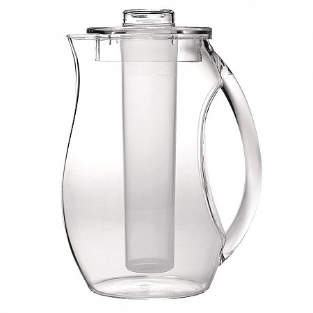On Ice brocca con portaghiaccio 2.2 litri plastica trasparente Excelsa