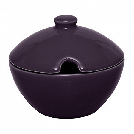 Zuccheriera formaggera in ceramica colore Bordeaux Excelsa