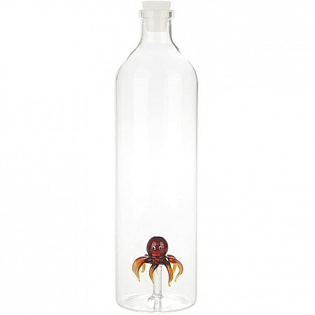 Balvi 26544 bottiglia acqua vetro borosilicato Polipo L. 1,2 Balvi