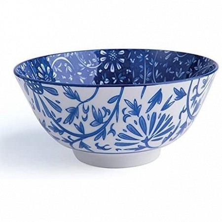 Bolo orientale in porcellana diametro 16 cm , fiori blu Excelsa