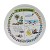Acquista online Set 6 piatti servizio pizza ceramica con 6 soggetti MORDILLO diam 30  Excelsa
