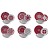 Acquista online Mandala Rosso Servizio Tavola, Porcellana, Multicolore, 18 Unità Excelsa