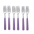 Acquista online Set 6 forchette Lilla' JOLLY acciaio Excelsa