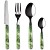 Acquista online Excelsa Servizio piatti tavola Foliage 48 pezzi con posate e bicchieri Excelsa