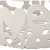 Acquista online Brandani cestino batticuore tortora in metallo cod.54274 Brandani