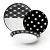 Servizio piatti tavola porcellana decorata bianco nero Emily 18 pz cod.62496 marchio Excelsa Acquista online Servizio piatti tavola porcellana decorata bianco nero Emily 18 pz cod.62496 Excelsa