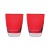 Bicchiere acqua vetro colorato serie Happy rosso cl 30 set 2 pezzi marchio Excelsa Acquista online Bicchiere acqua vetro colorato serie Happy rosso cl 30 set 2 pezzi Excelsa