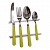 Excelsa Set 24 posate inox Tavola Jolly verde cod.35417 - Made in Italy marchio Excelsa Acquista online Excelsa Set 24 posate inox Tavola Jolly verde cod.35417 - Made in Italy Excelsa