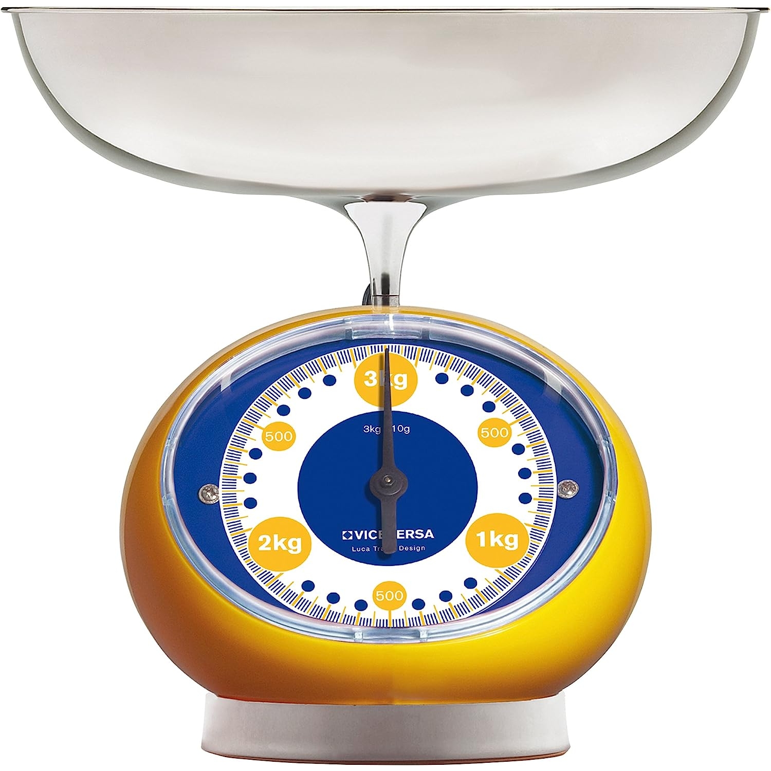 Viceversa Tix bilancia meccanica acciaio giallo cod.46209